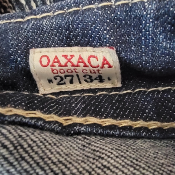 Mek distressed Oaxaca boot cut jeans 27x34 - Picture 6 of 6